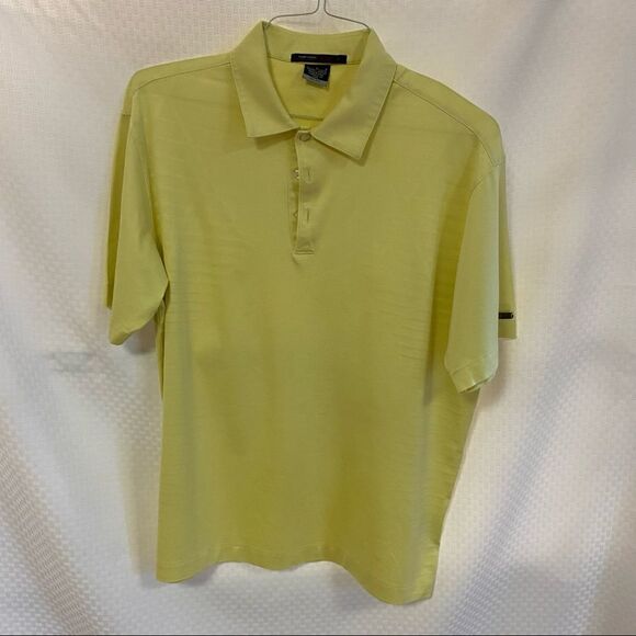 TIGER WOODS COLLECTION by Nike Golf Argyle Design Dri-Fit Polo Shirt Size M - Picture 1 of 4